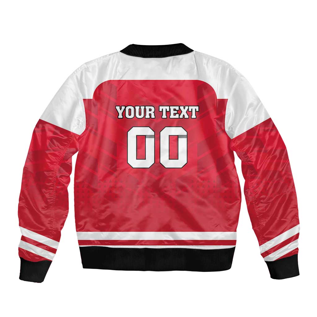 Custom Austria Hockey Bomber Jacket Die Adler Go Champions