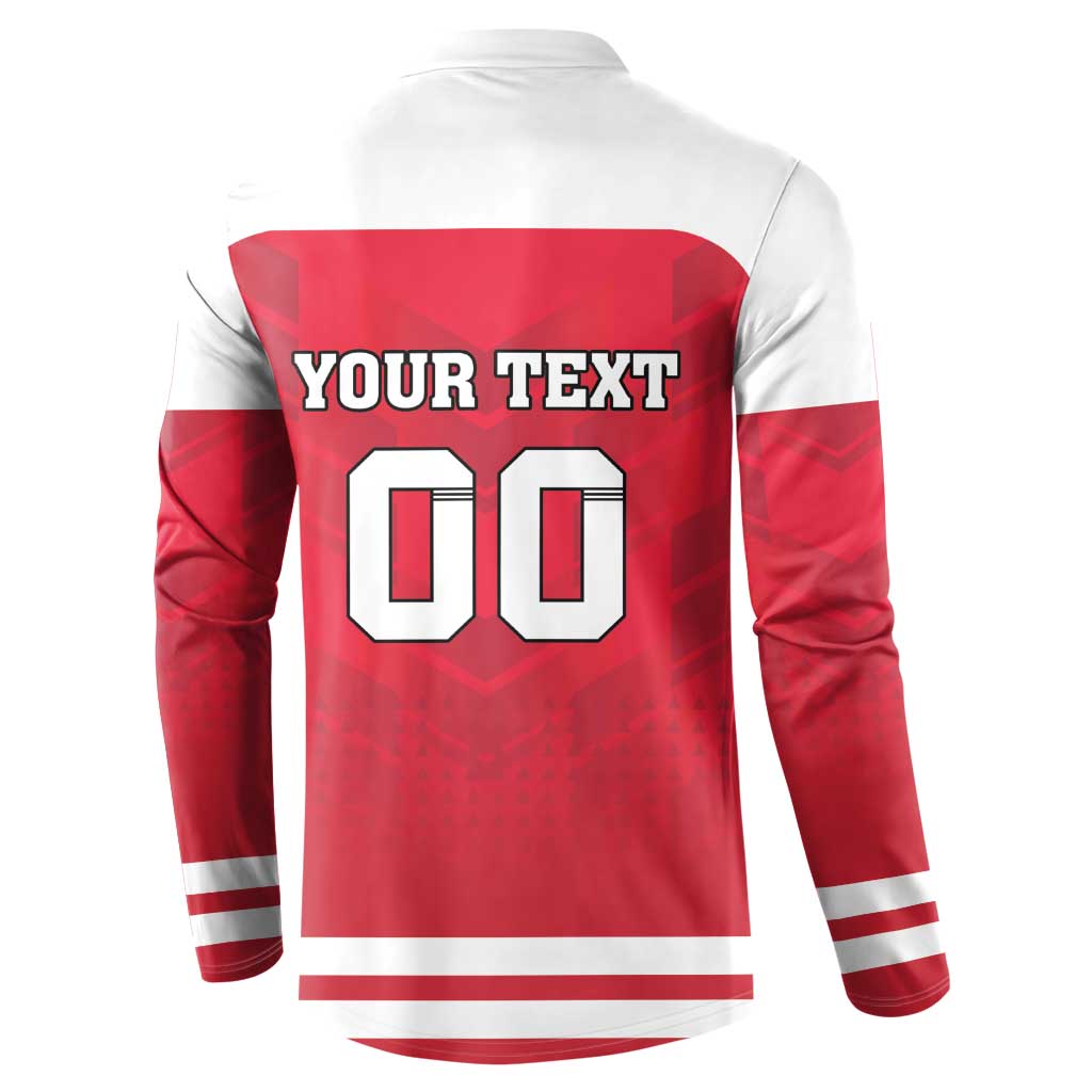 Custom Austria Hockey Button Sweatshirt Die Adler Go Champions