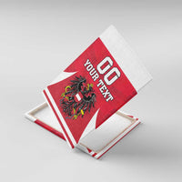 Custom Austria Hockey Canvas Wall Art Die Adler Go Champions