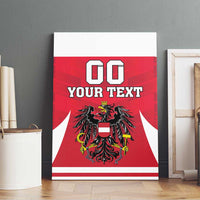 Custom Austria Hockey Canvas Wall Art Die Adler Go Champions