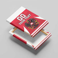 Custom Austria Hockey Canvas Wall Art Die Adler Go Champions