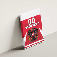 Custom Austria Hockey Canvas Wall Art Die Adler Go Champions