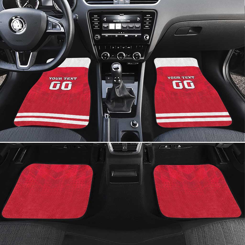 Custom Austria Hockey Car Mats Die Adler Go Champions