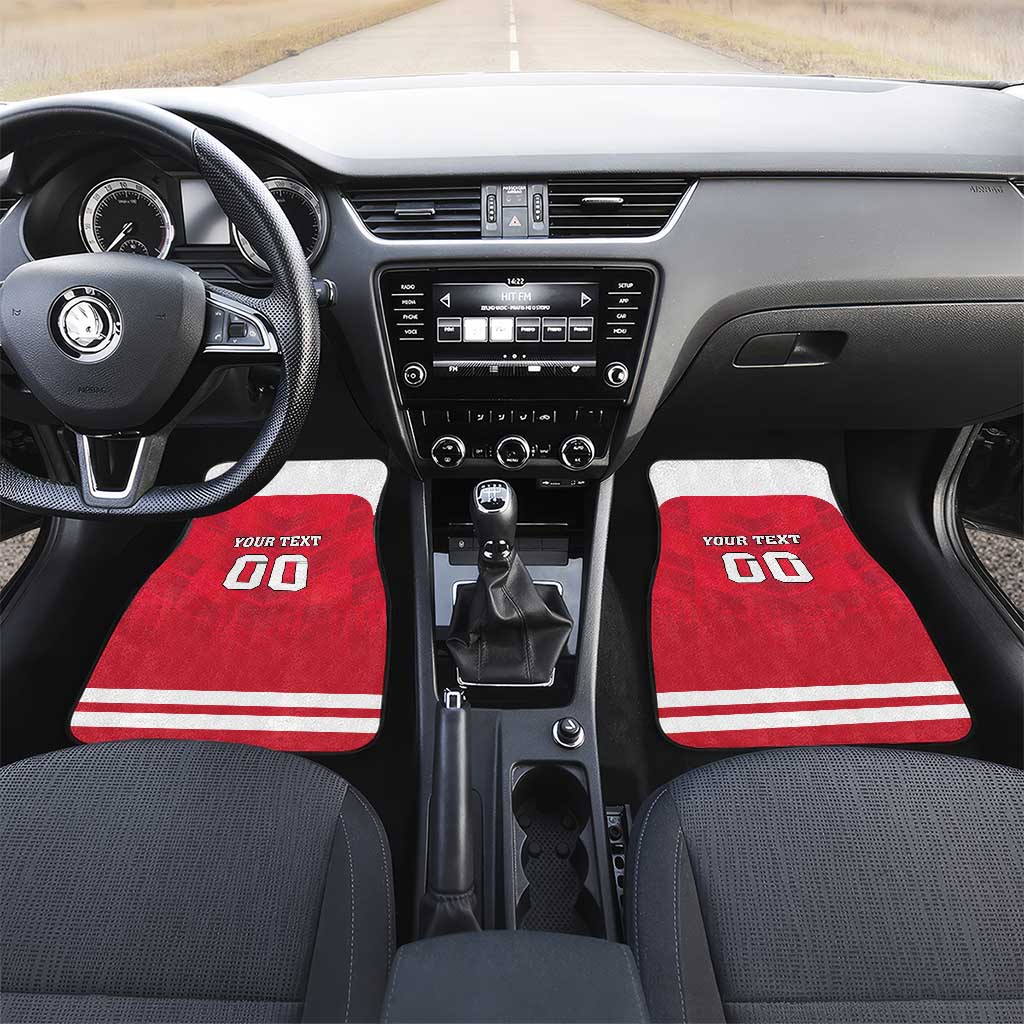 Custom Austria Hockey Car Mats Die Adler Go Champions
