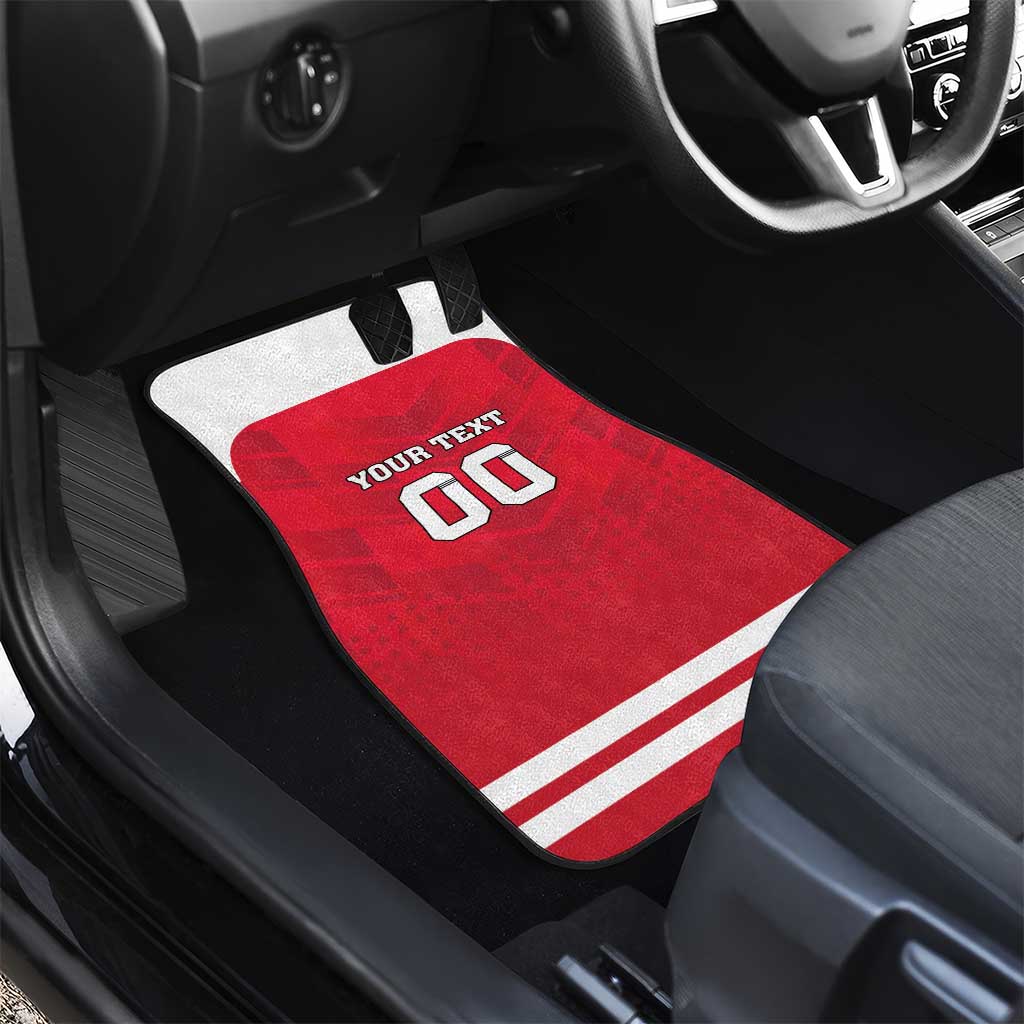 Custom Austria Hockey Car Mats Die Adler Go Champions