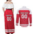 Custom Austria Hockey Couples Matching Off Shoulder Maxi Dress and Long Sleeve Button Shirt Die Adler Go Champions