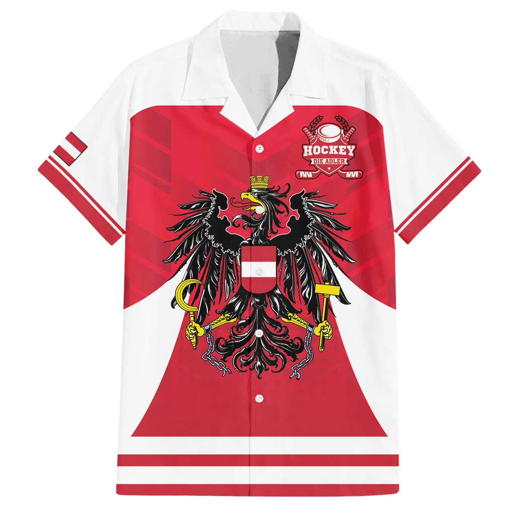 Custom Austria Hockey Family Matching Long Sleeve Bodycon Dress and Hawaiian Shirt Die Adler Go Champions