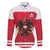 Custom Austria Hockey Family Matching Off The Shoulder Long Sleeve Dress and Hawaiian Shirt Die Adler Go Champions