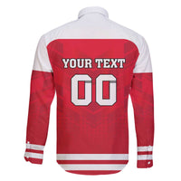 Custom Austria Hockey Family Matching Off The Shoulder Long Sleeve Dress and Hawaiian Shirt Die Adler Go Champions