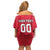 Custom Austria Hockey Family Matching Off Shoulder Short Dress and Hawaiian Shirt Die Adler Go Champions