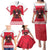 Custom Austria Hockey Family Matching Puletasi and Hawaiian Shirt Die Adler Go Champions