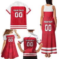 Custom Austria Hockey Family Matching Tank Maxi Dress and Hawaiian Shirt Die Adler Go Champions