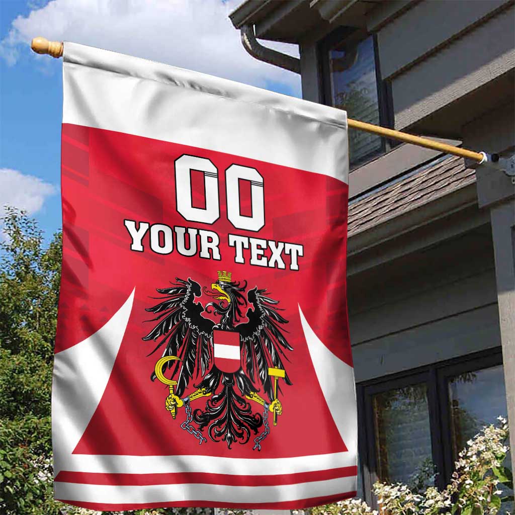 Custom Austria Hockey Garden Flag Die Adler Go Champions