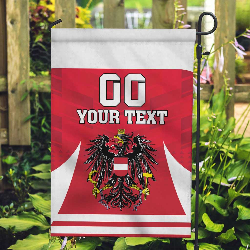 Custom Austria Hockey Garden Flag Die Adler Go Champions