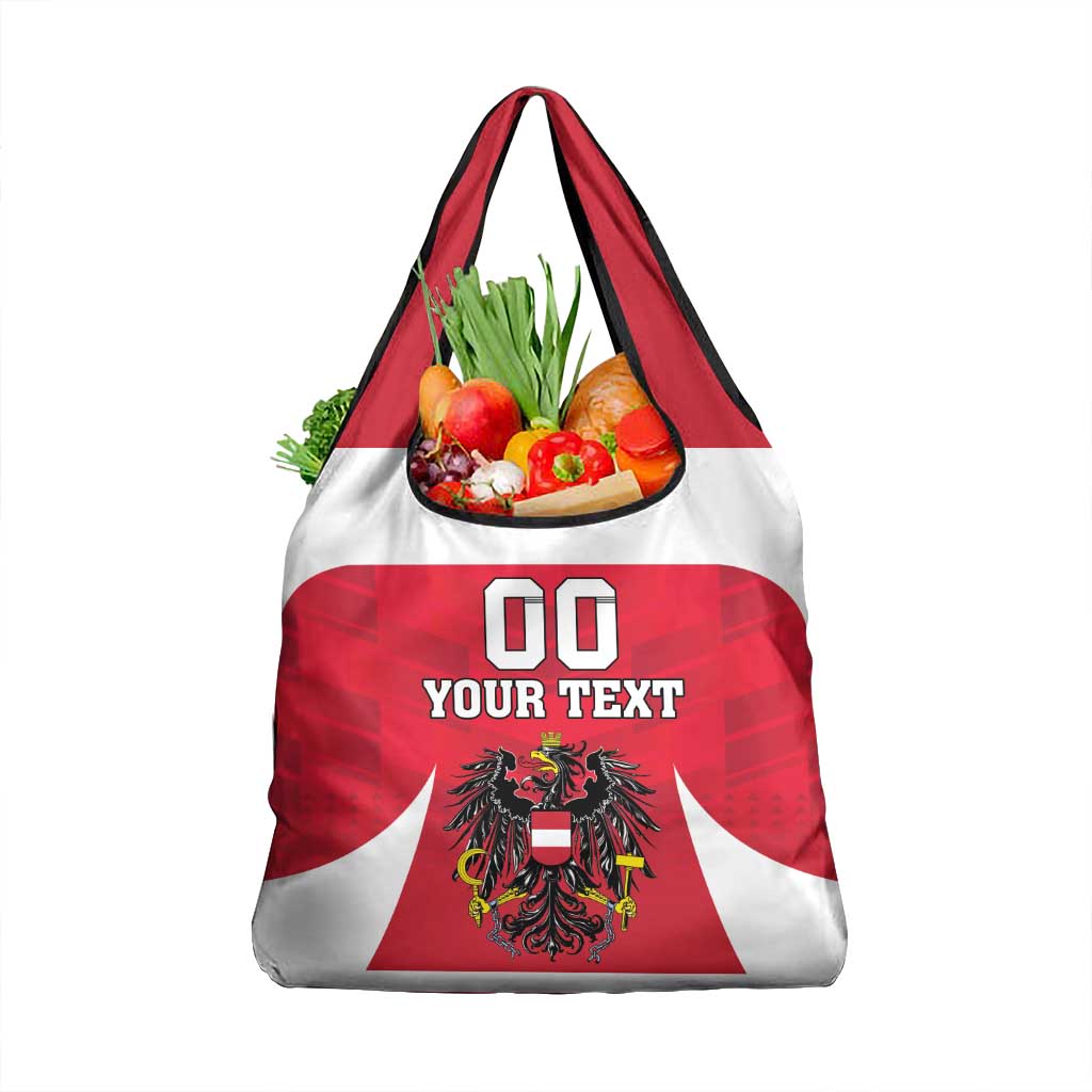 Custom Austria Hockey Grocery Bag Die Adler Go Champions