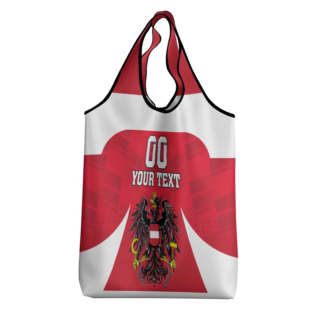 Custom Austria Hockey Grocery Bag Die Adler Go Champions
