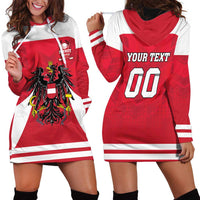 Custom Austria Hockey Hoodie Dress Die Adler Go Champions