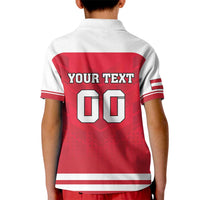 Custom Austria Hockey Kid Polo Shirt Die Adler Go Champions