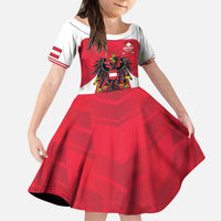 Custom Austria Hockey Kid Short Sleeve Dress Die Adler Go Champions