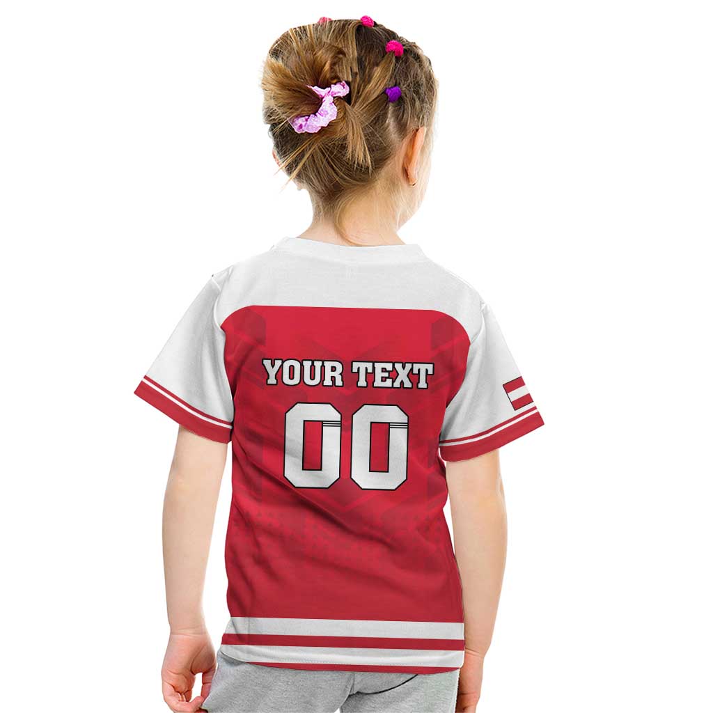 Custom Austria Hockey Kid T Shirt Die Adler Go Champions