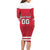 Custom Austria Hockey Long Sleeve Bodycon Dress Die Adler Go Champions
