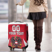 Custom Austria Hockey Luggage Cover Die Adler Go Champions