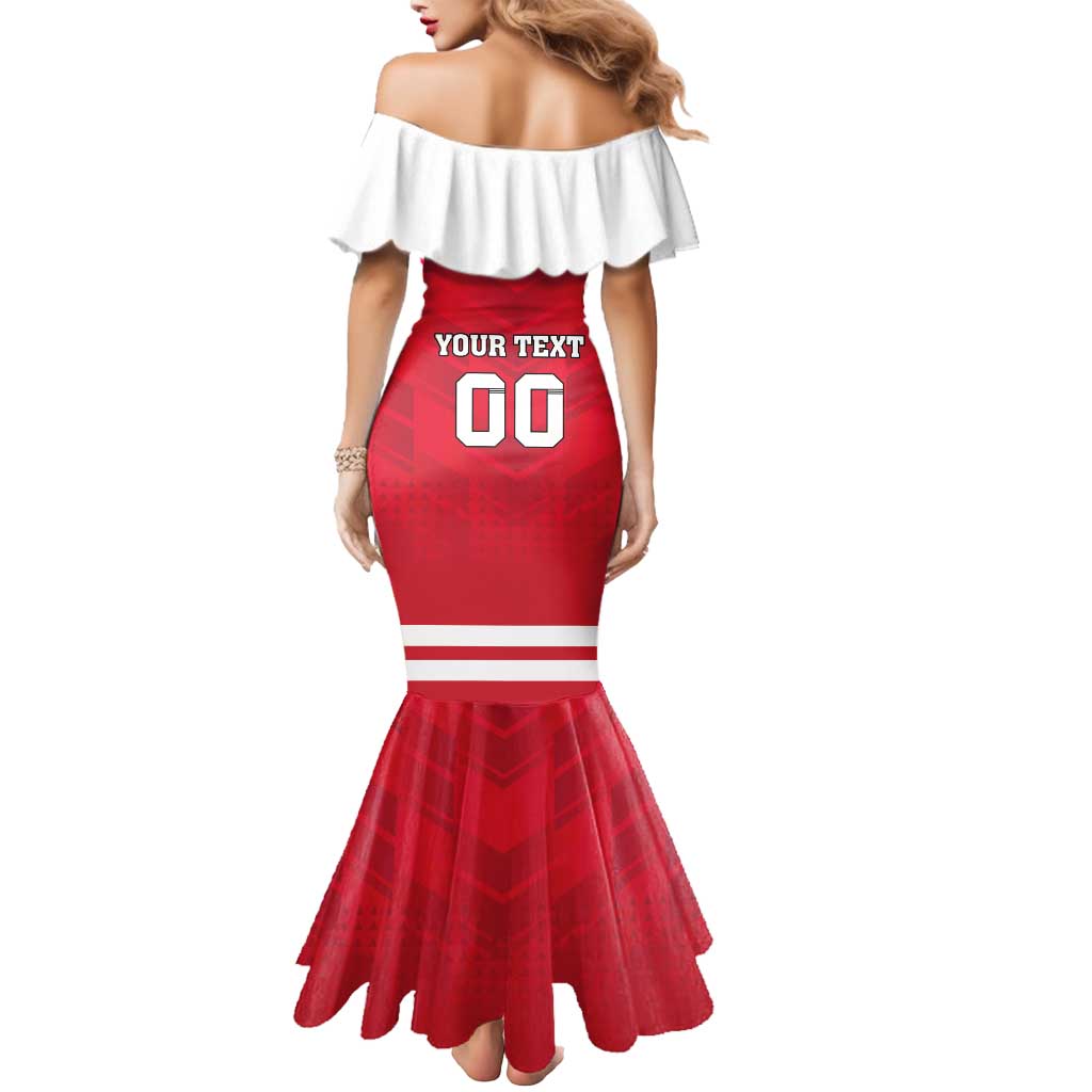 Custom Austria Hockey Mermaid Dress Die Adler Go Champions