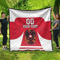 Custom Austria Hockey Quilt Die Adler Go Champions