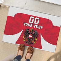 Custom Austria Hockey Rubber Doormat Die Adler Go Champions