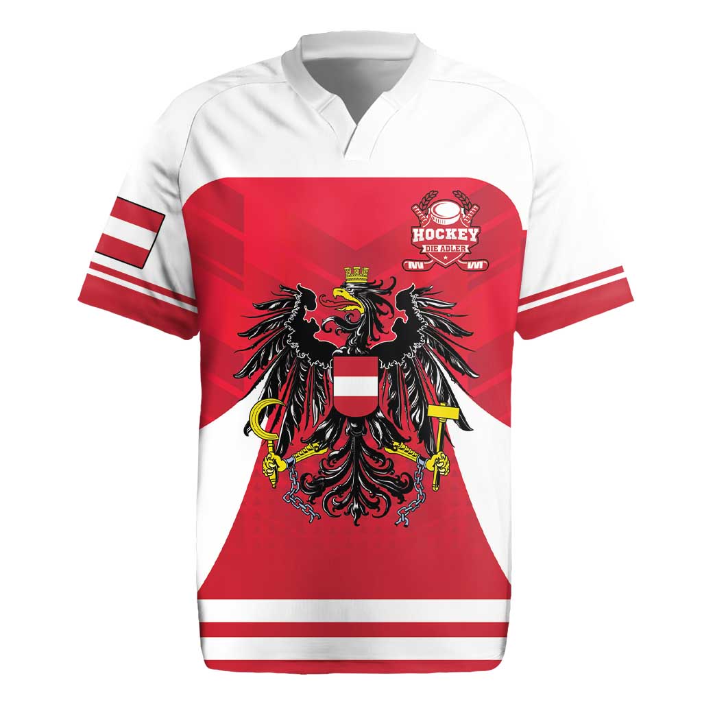 Custom Austria Hockey Rugby Jersey Die Adler Go Champions