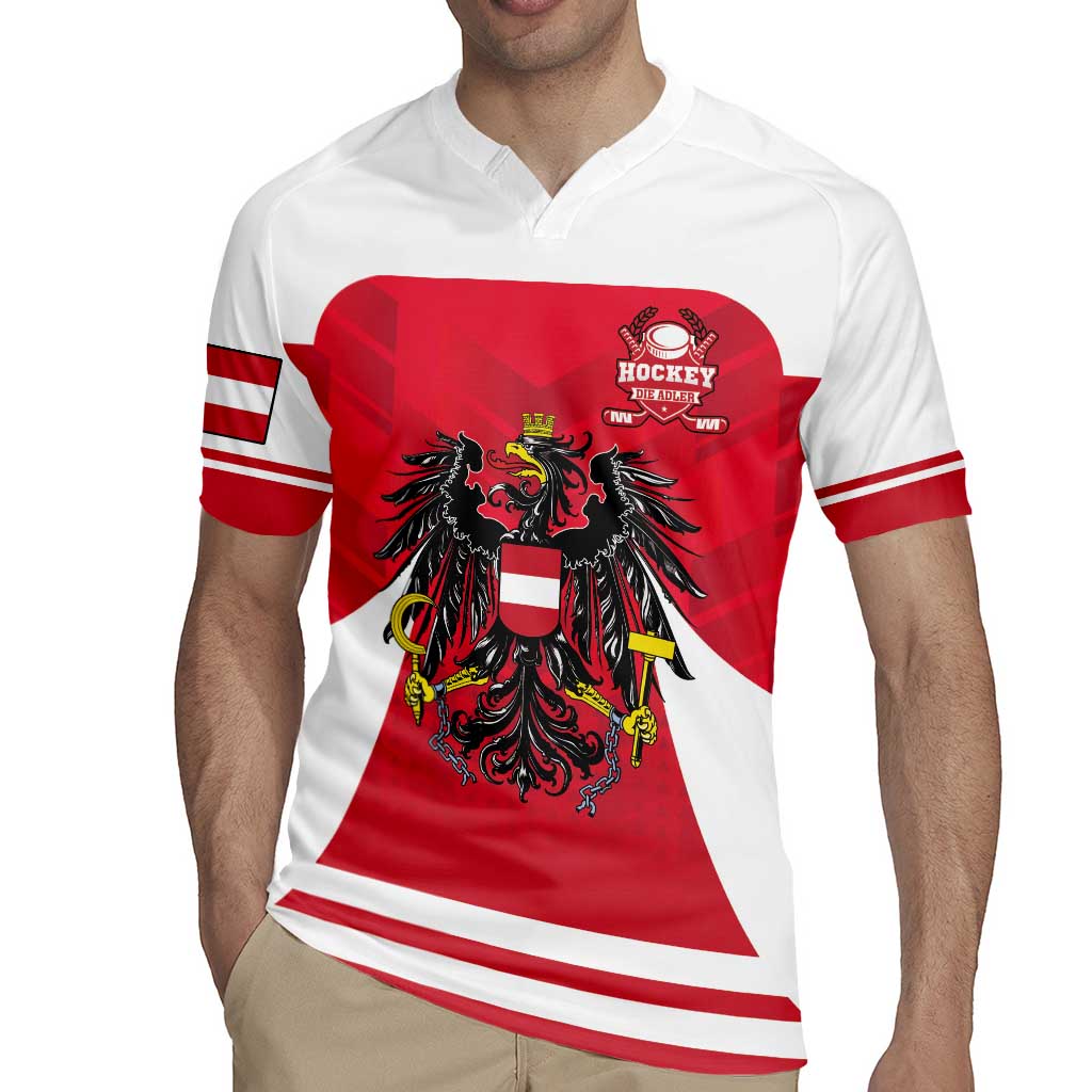 Custom Austria Hockey Rugby Jersey Die Adler Go Champions