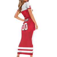 Custom Austria Hockey Short Sleeve Bodycon Dress Die Adler Go Champions