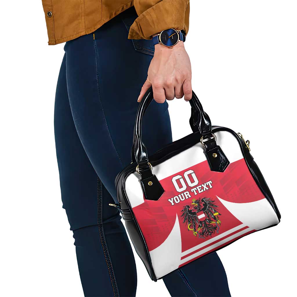 Custom Austria Hockey Shoulder Handbag Die Adler Go Champions