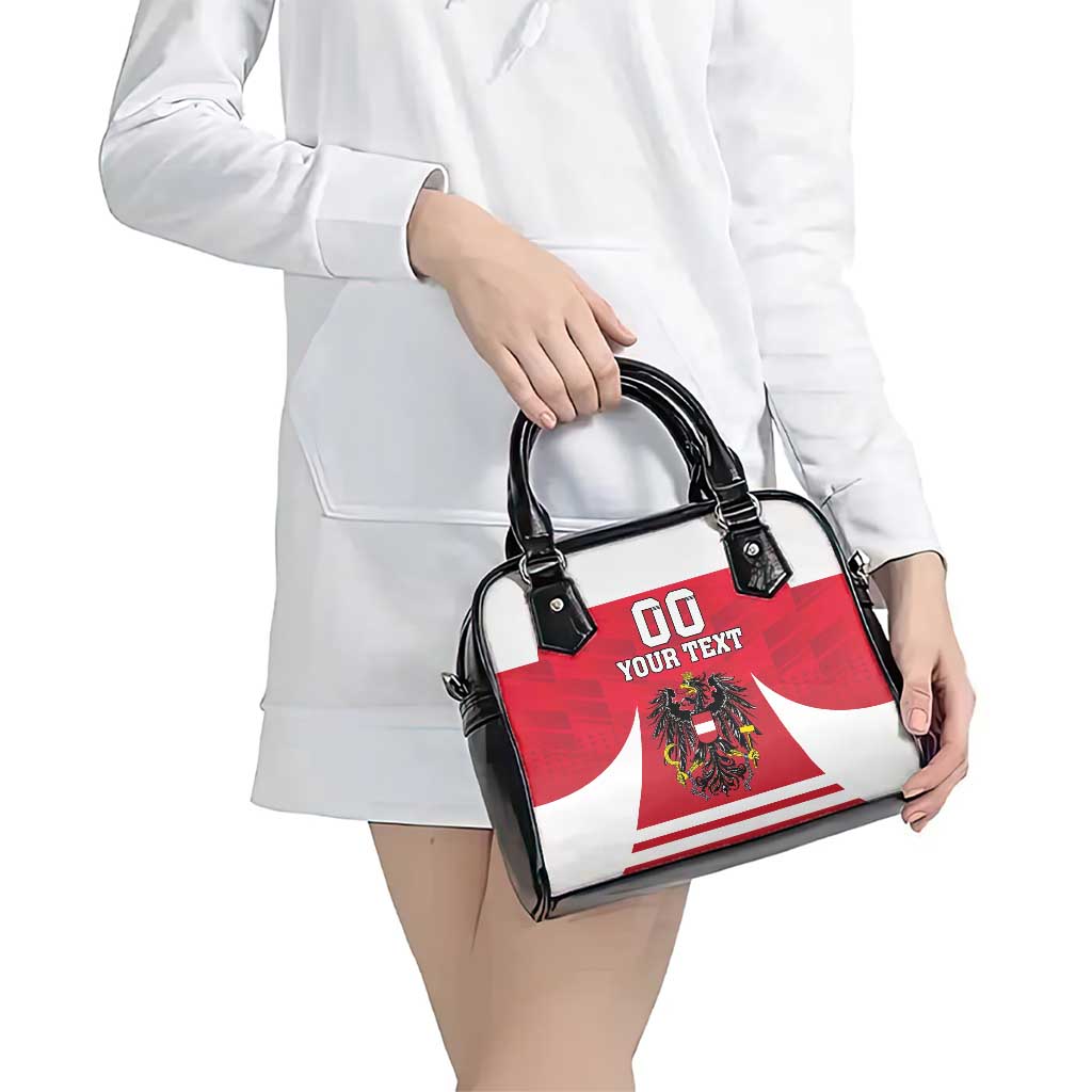 Custom Austria Hockey Shoulder Handbag Die Adler Go Champions