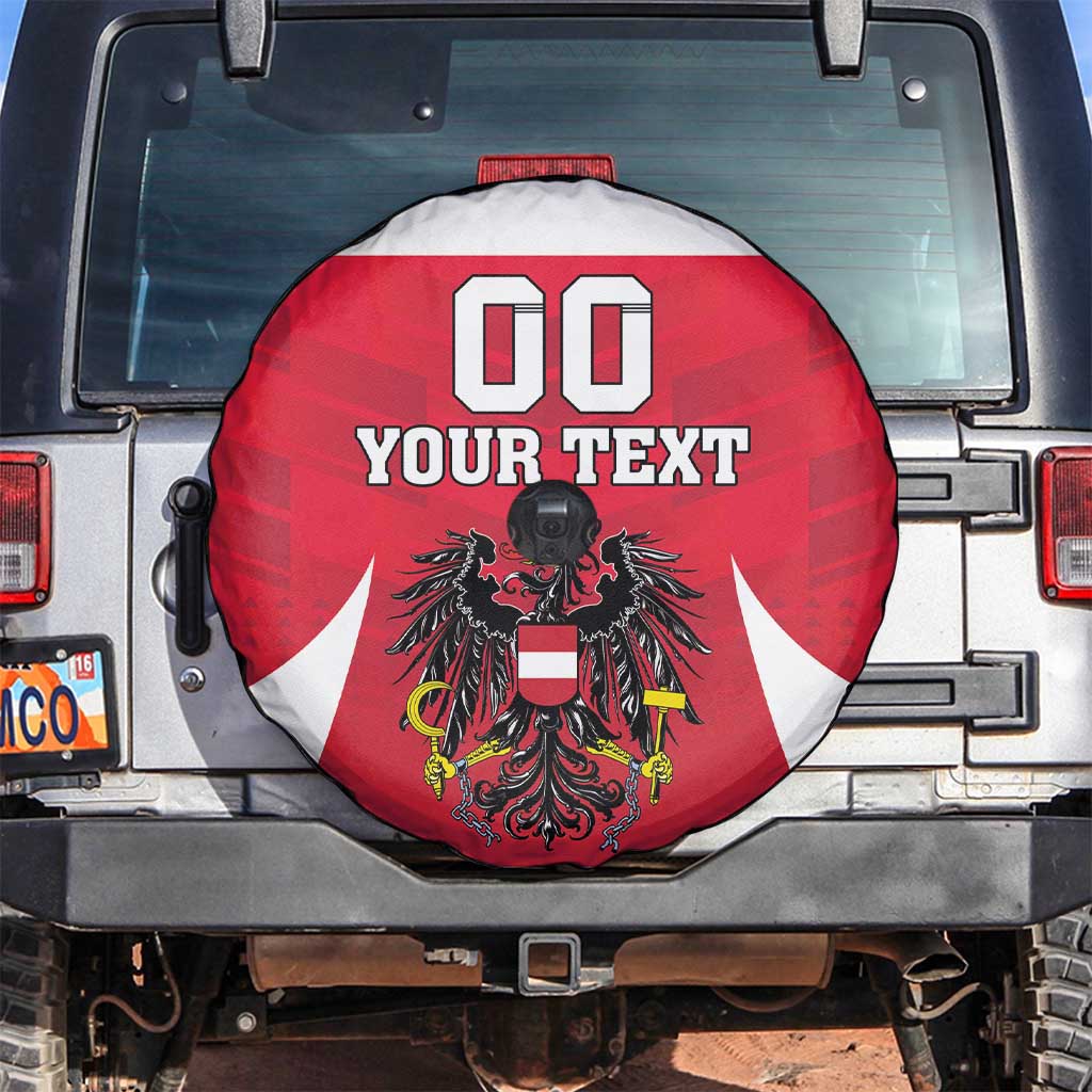 Custom Austria Hockey Spare Tire Cover Die Adler Go Champions
