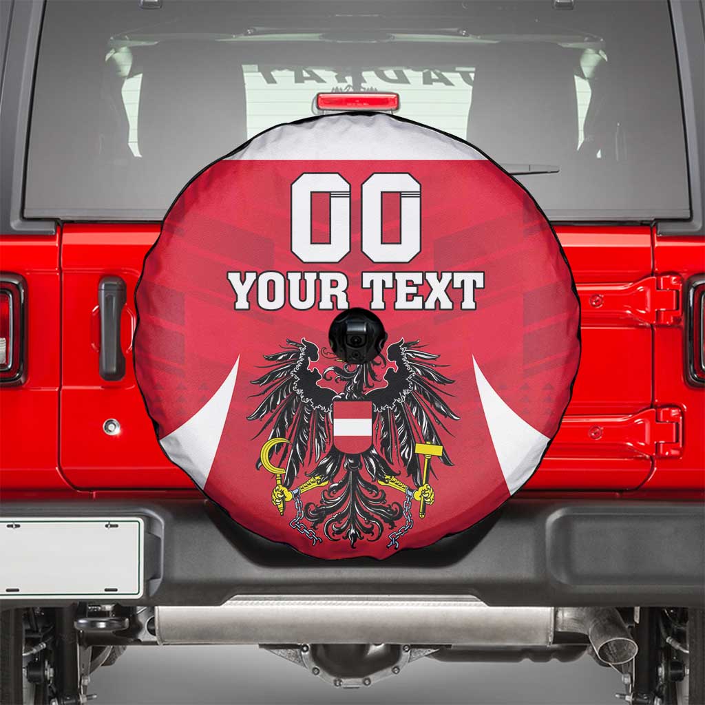 Custom Austria Hockey Spare Tire Cover Die Adler Go Champions