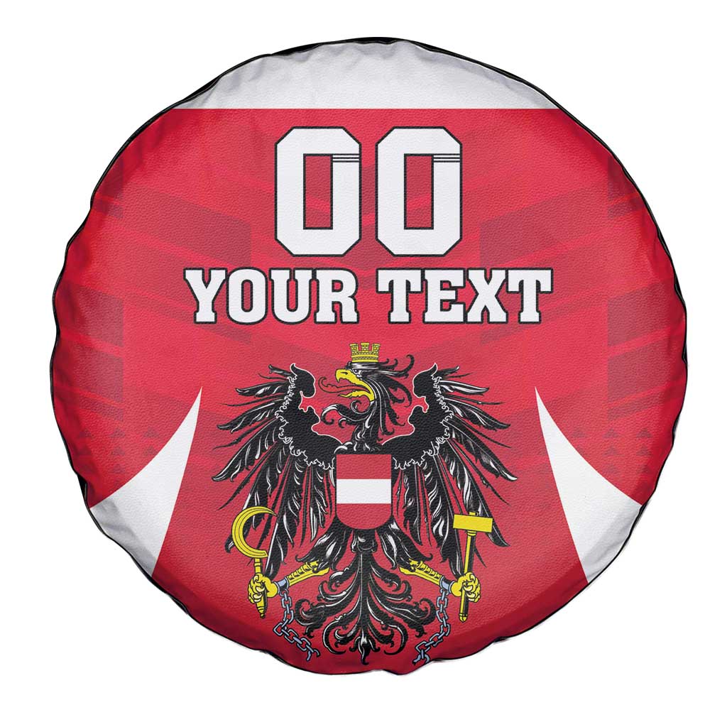 Custom Austria Hockey Spare Tire Cover Die Adler Go Champions