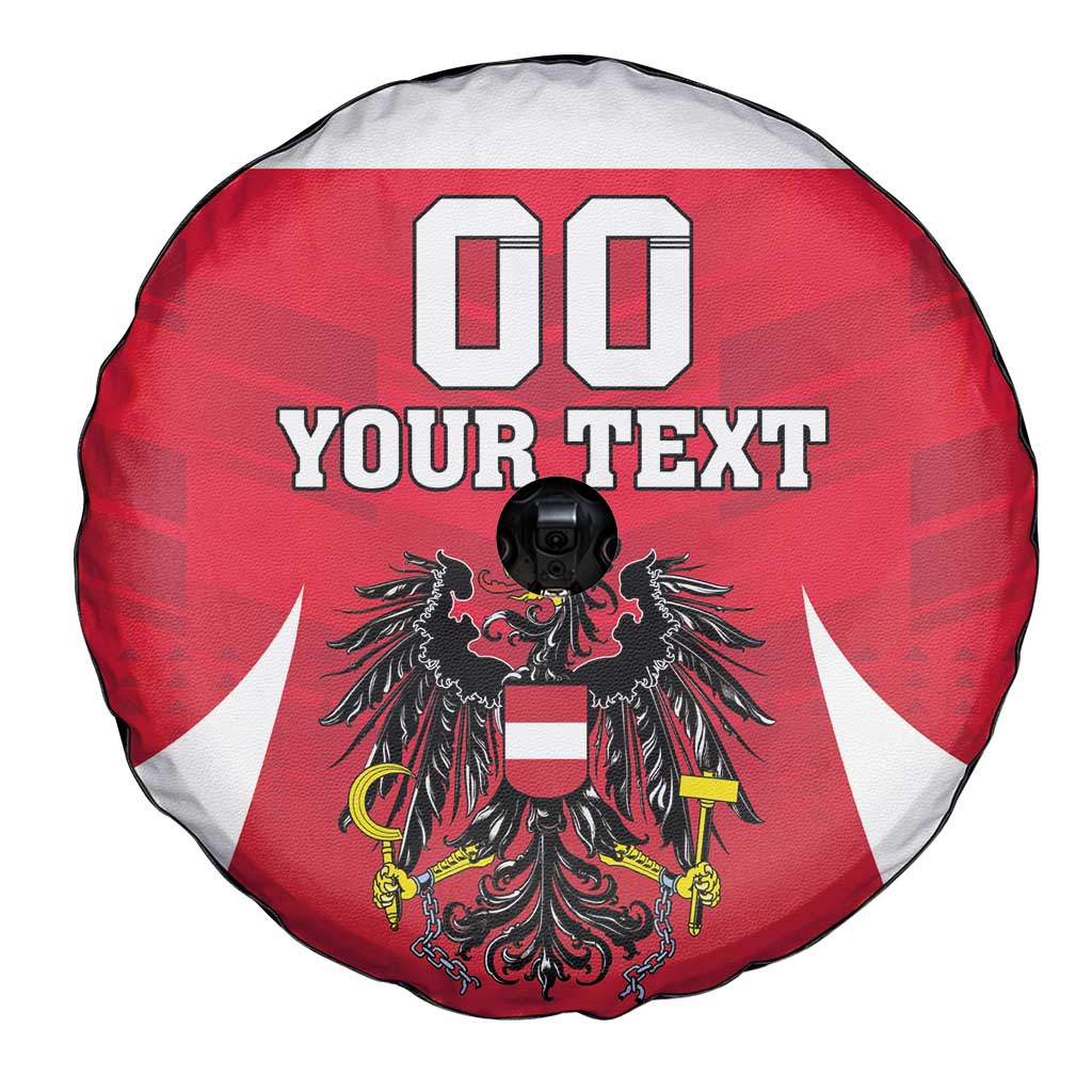 Custom Austria Hockey Spare Tire Cover Die Adler Go Champions