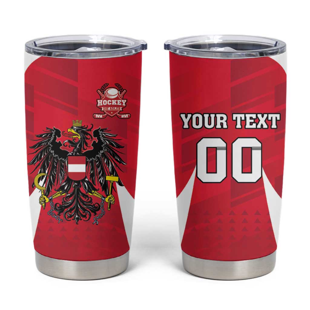 Custom Austria Hockey Tumbler Cup Die Adler Go Champions