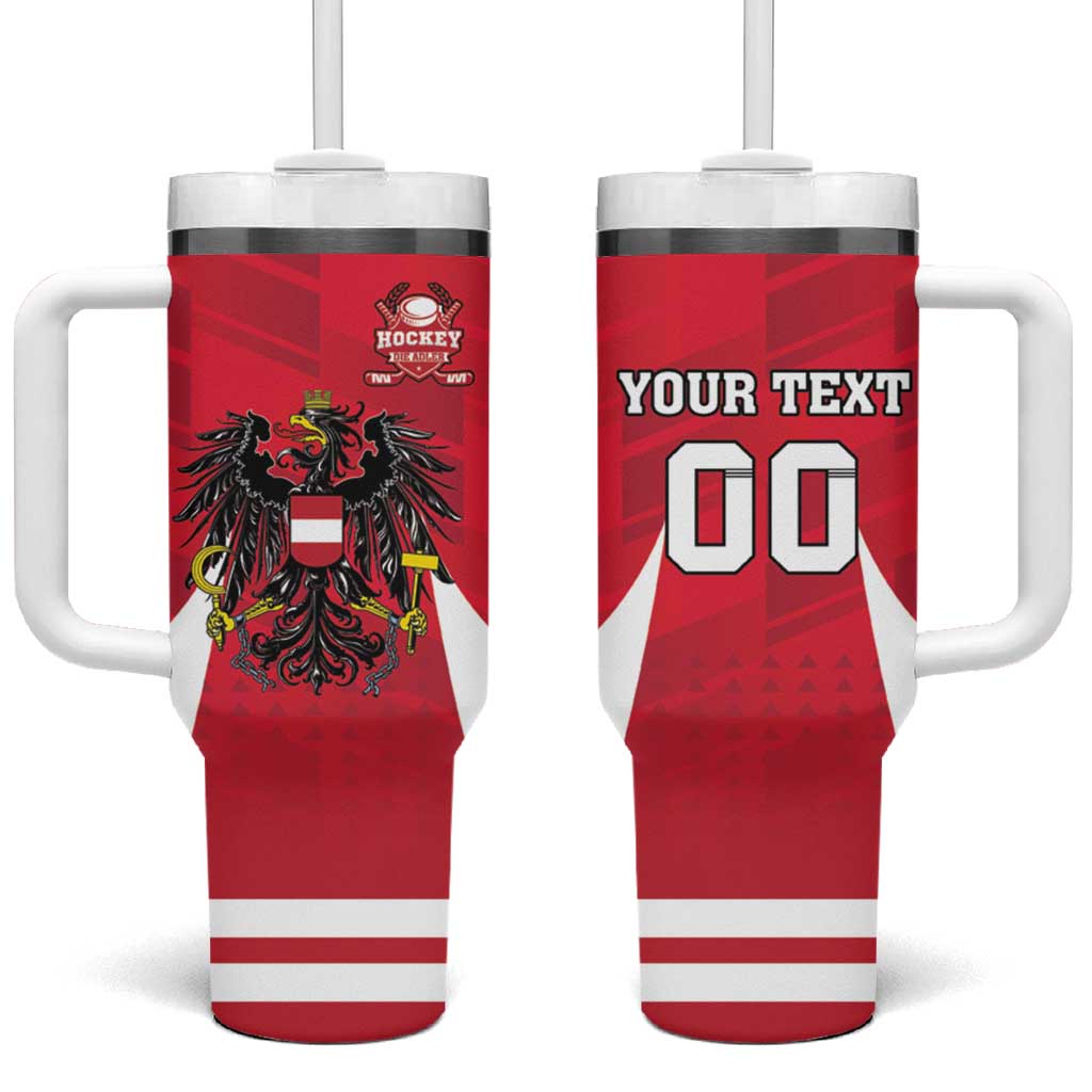 Custom Austria Hockey Tumbler With Handle Die Adler Go Champions