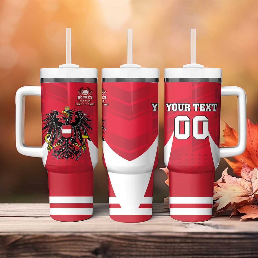 Custom Austria Hockey Tumbler With Handle Die Adler Go Champions