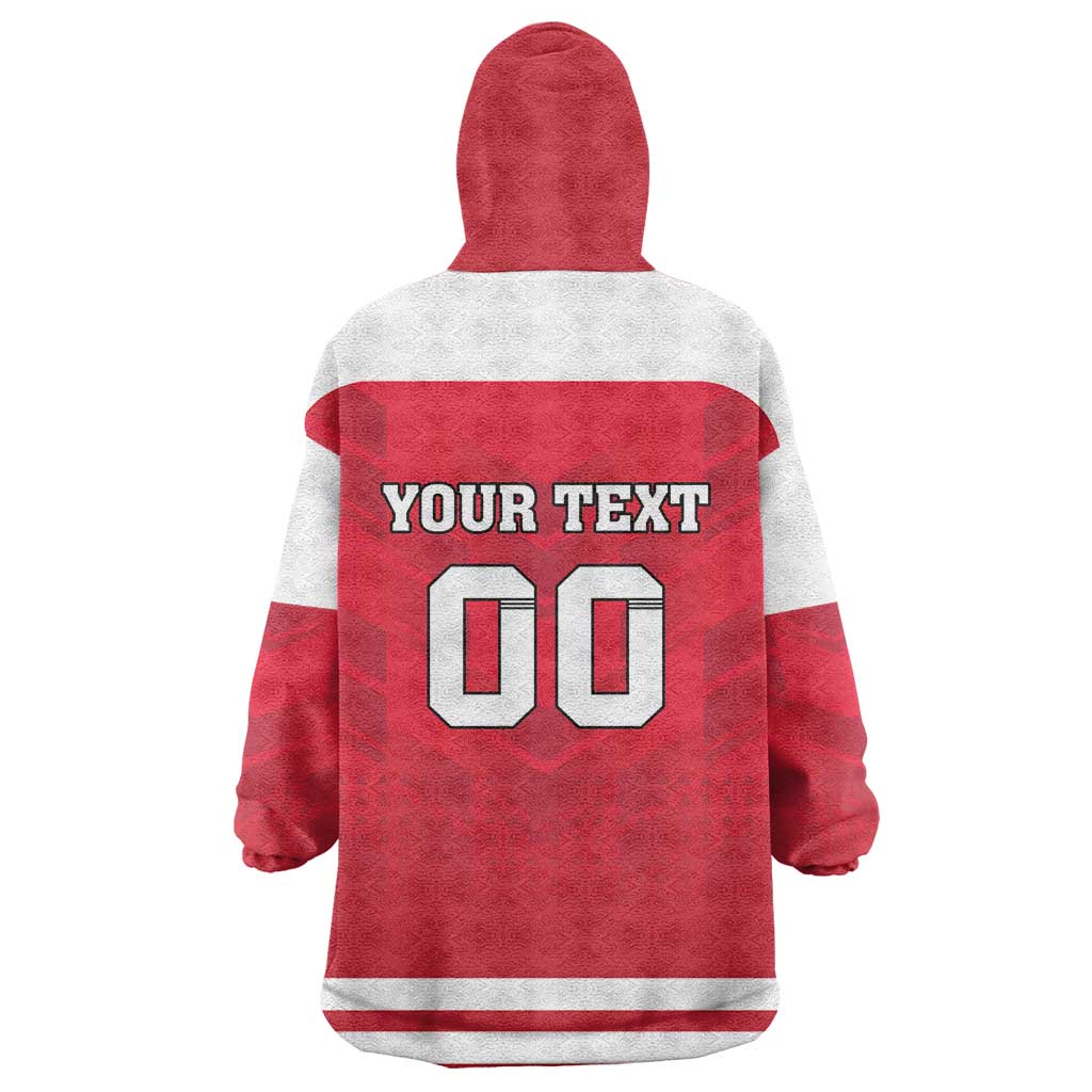 Custom Austria Hockey Wearable Blanket Hoodie Die Adler Go Champions