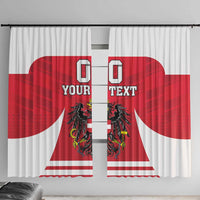 Custom Austria Hockey Window Curtain Die Adler Go Champions