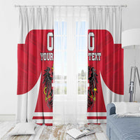 Custom Austria Hockey Window Curtain Die Adler Go Champions