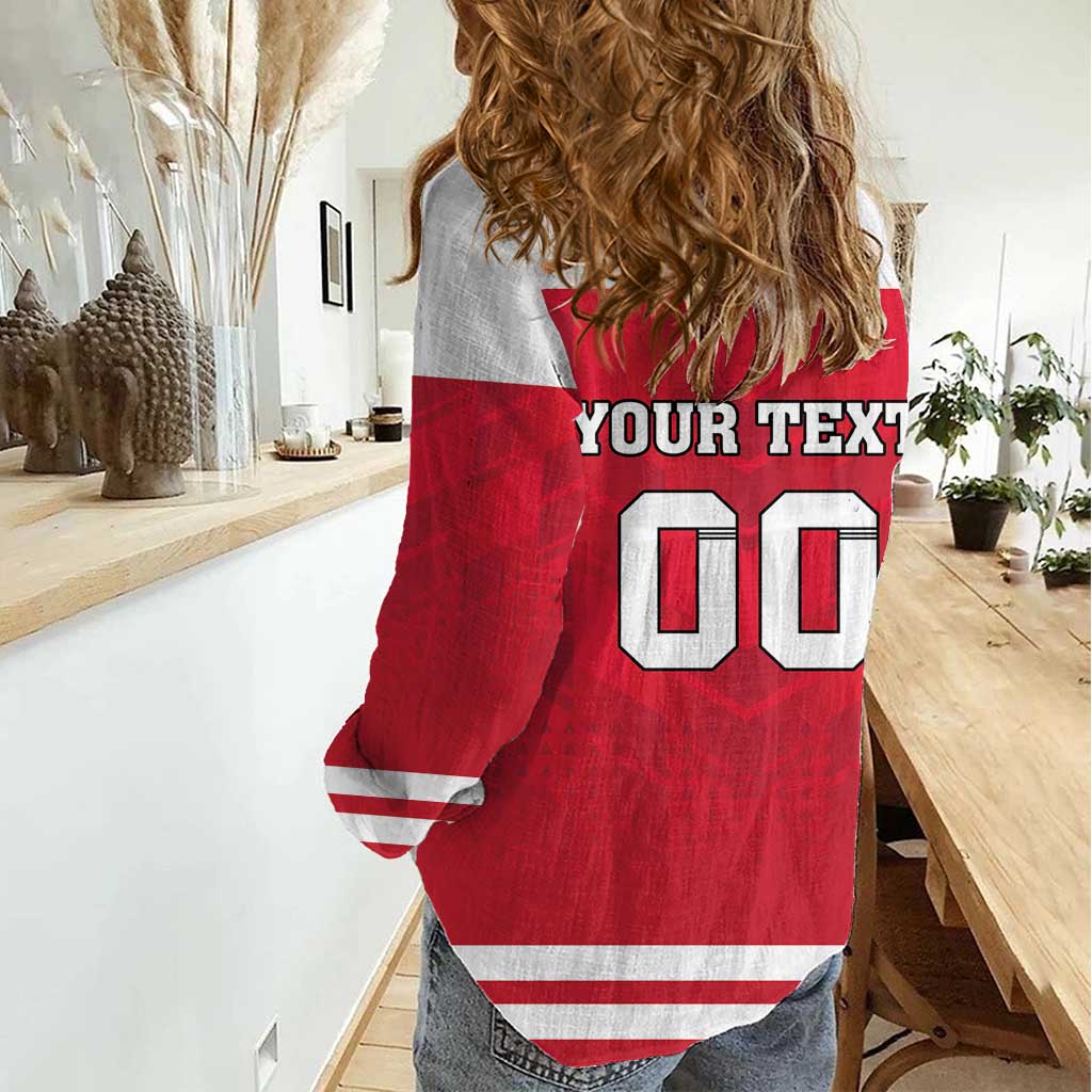 Custom Austria Hockey Women Casual Shirt Die Adler Go Champions