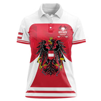 Custom Austria Hockey Women Polo Shirt Die Adler Go Champions