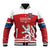 Custom Czech Republic Hockey Baseball Jacket Czech Lion