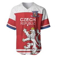 Custom Czech Republic Hockey Baseball Jersey Czech Lion