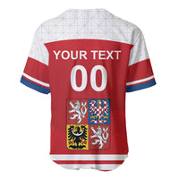 Custom Czech Republic Hockey Baseball Jersey Czech Lion