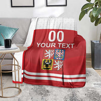 Custom Czech Republic Hockey Blanket Czech Lion